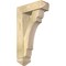 Ekena Millwork Olympic Arts and Crafts Rough Sawn Bracket w/ Offset Brace, Douglas Fir, 6"W x 18"D x 30"H BKT0604X18X30OLY03RDF - alternate 1